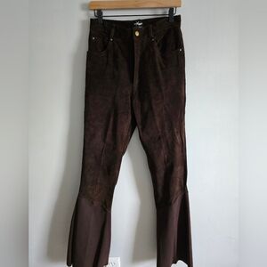 RARE Vintage Chocolate Brown Cowgirl Máxima Wilsons Leather Pants 6 8